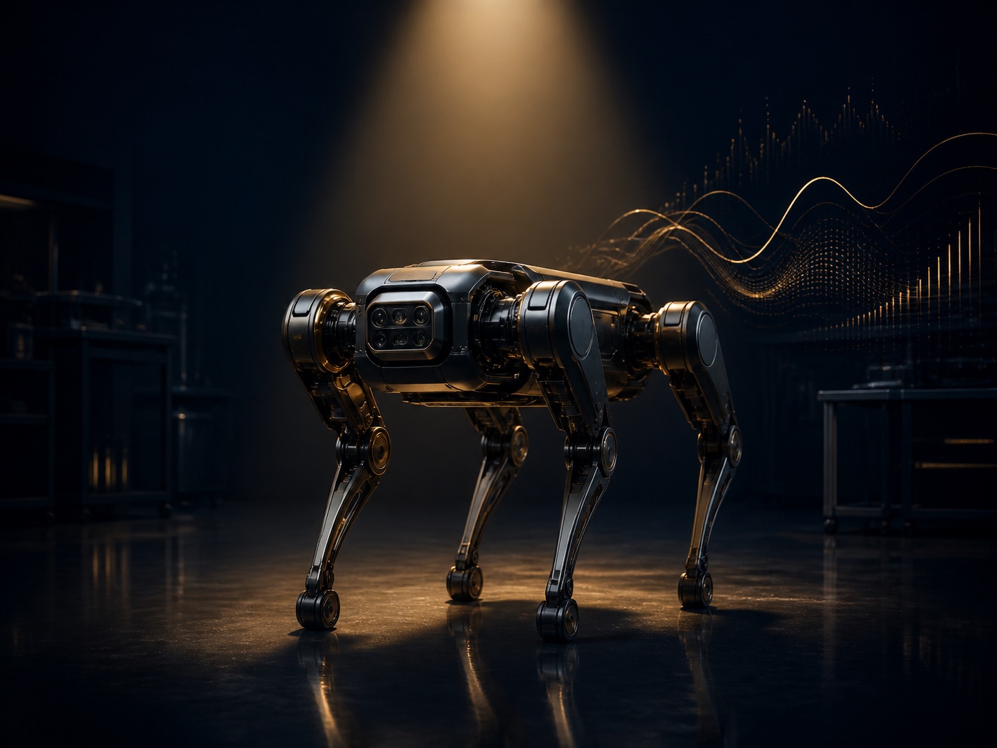 Robotics education pilot scene illustration